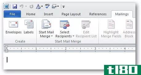 使用microsoft word mail merge提高电子邮件写作效率