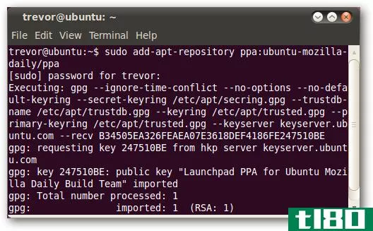 用ppas升级到你最喜欢的ubuntu软件的最新版本