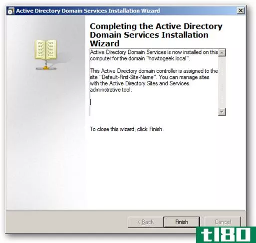 it:如何在windows server 2008 r2上安装active directory