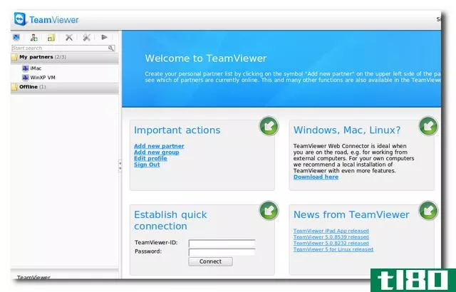 使用teamviewer远程帮助计算机用户