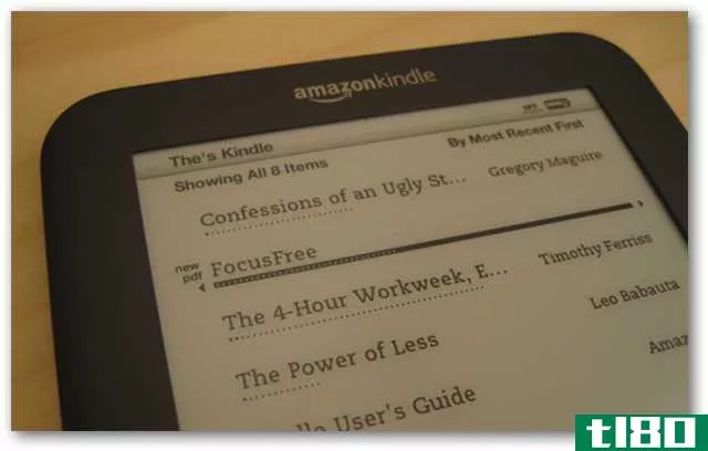 如何阅读亚马逊kindle（第3版）上的pdf文件