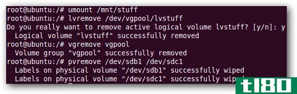 如何在ubuntu中管理和使用lvm（逻辑卷管理）