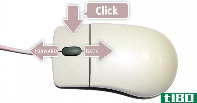 如何用三个按钮的鼠标来模拟后退和前进按钮