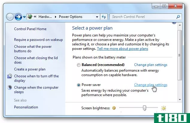 如何调整Windows7笔记本电脑的低电量操作