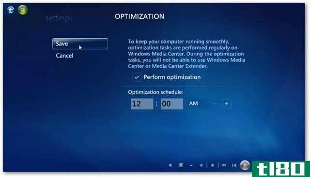 安排windows 7 media center优化以获得更好的性能