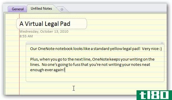 使用背景等对onenote 2010笔记本进行个性化设置