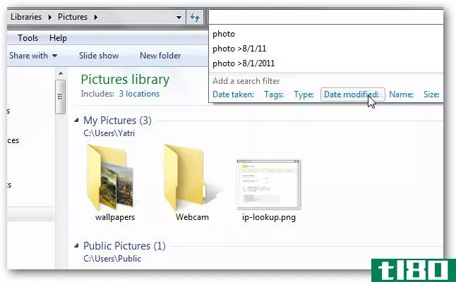 了解更多Windows7搜索技巧，以更轻松地查找文件