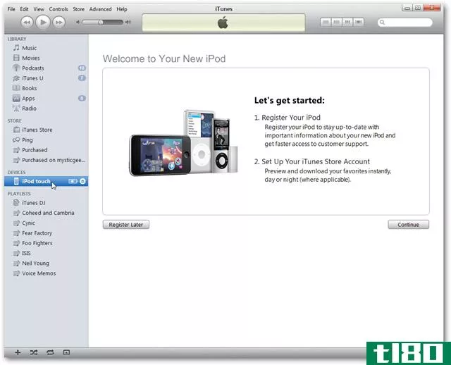 将音乐、应用程序和其他数据从旧一代ipod传输到新一代ipod