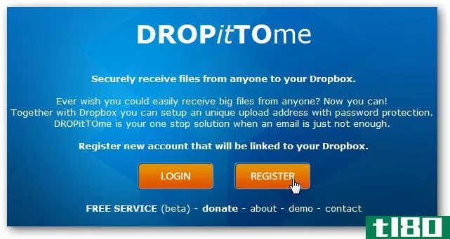通过电子邮件或网页将文件发送到dropbox