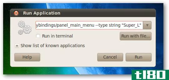 在UbuntuLinux10.04中使用windows键打开“开始”菜单+