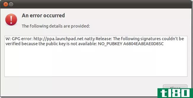 如何自动导入ubuntu中丢失的gpg密钥