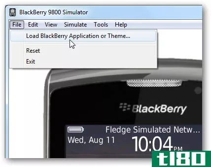 在你的电脑上试驾黑莓操作系统