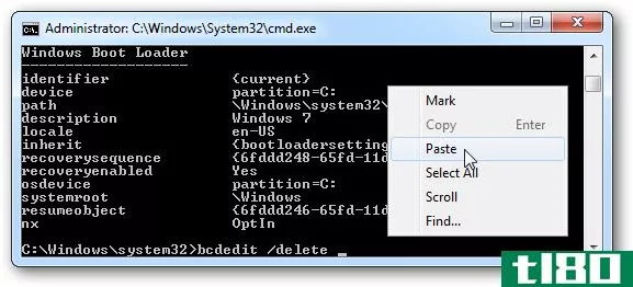 从Windows7启动菜单中删除ubuntu或xp