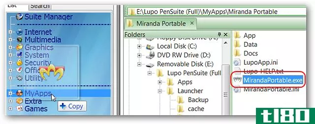 使用lupo pensuite为闪存驱动器填充便携软件