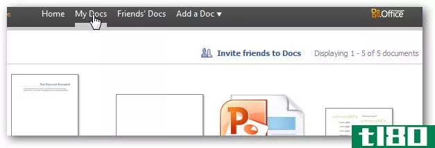 在上与您的facebook好友协作处理office文档文档网站