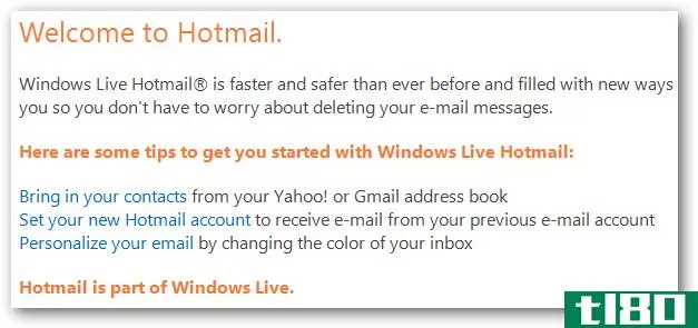 将hotmail和live电子邮件帐户添加到outlook 2010