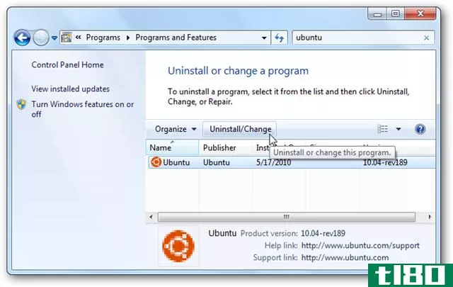 用wubi安装程序安装ubuntu上网本