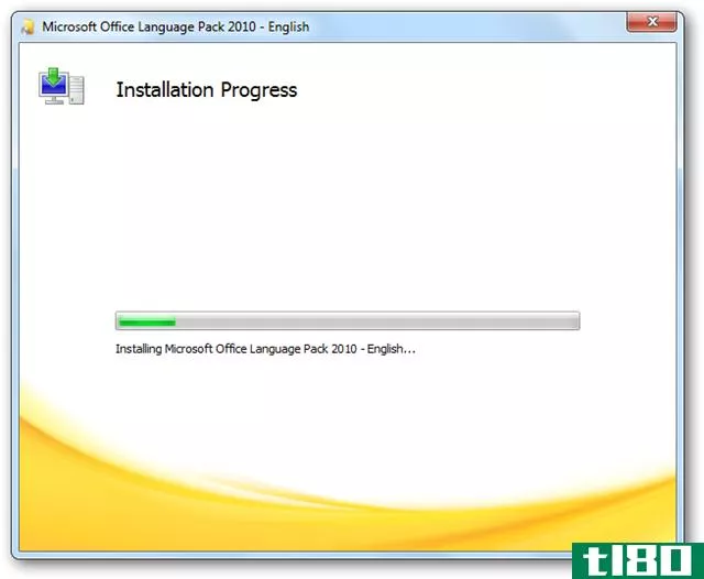 如何向office 2010添加其他语言