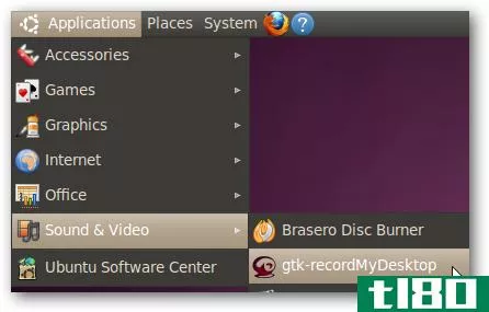 使用recordmydesktop在ubuntu中录制屏幕活动
