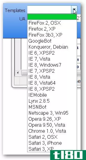更改internet explorer 8中的用户代理字符串