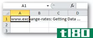 使用excel 2010电子表格中的在线数据