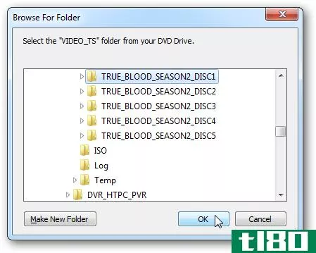 翻录电视系列dvd并转换为单个h.264 mp4文件