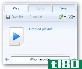 在windows media player 12中创建自定义播放列表