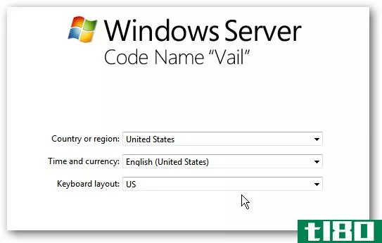 屏幕截图教程：windows home server beta“vail”安装过程