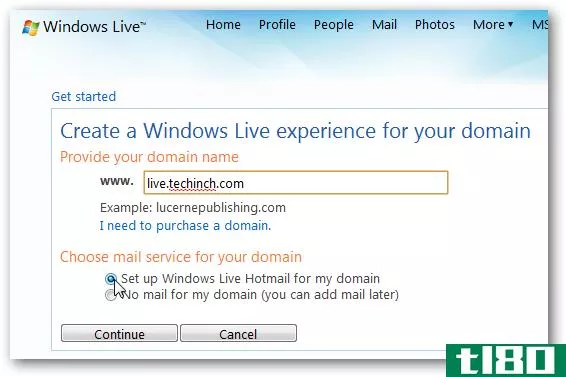 将免费的windows live应用添加到您的网站或博客