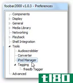 如何在foobar2000中使用ipod