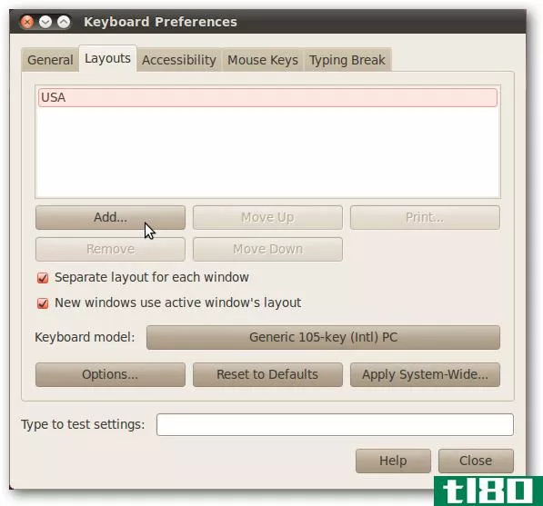向ubuntu添加键盘输入语言