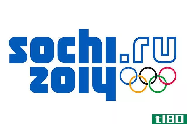 索契奥运会把一个谦逊的标志，一个花哨的游戏