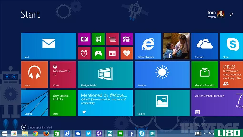 新的Windows8.1更新1泄漏揭示引导到桌面和ui的变化