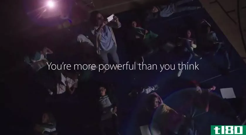 苹果的广告用精灵来宣传新的口号：“你比你想象的更强大”