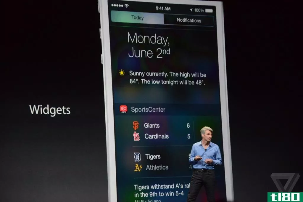 苹果将把第三方小工具引入iOS8