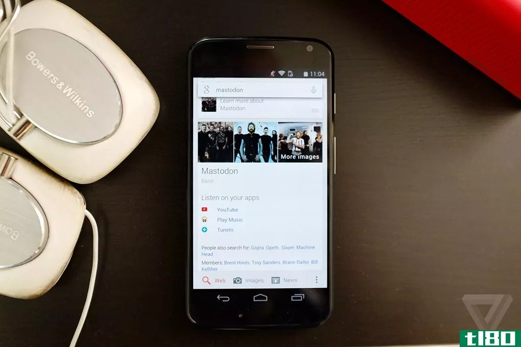谷歌搜索乐队现在会打开你的音乐应用程序