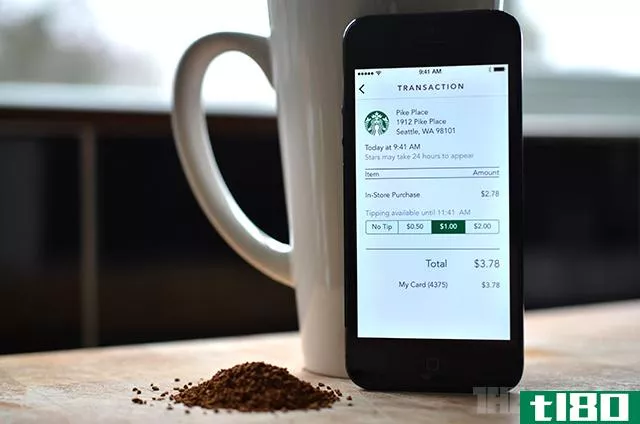 星巴克的新应用程序可以让你给咖啡师数字小费
