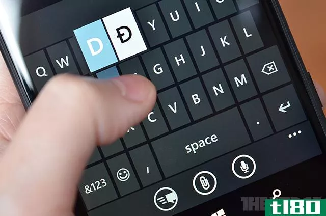 视频中演示的windows phone 8.1类似swype的键盘
