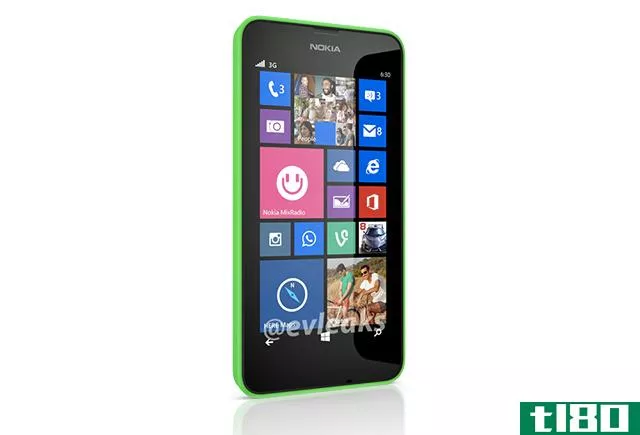 诺基亚lumia 630出现在泄露的图片中，这是首款带有屏幕按钮的windows phone
