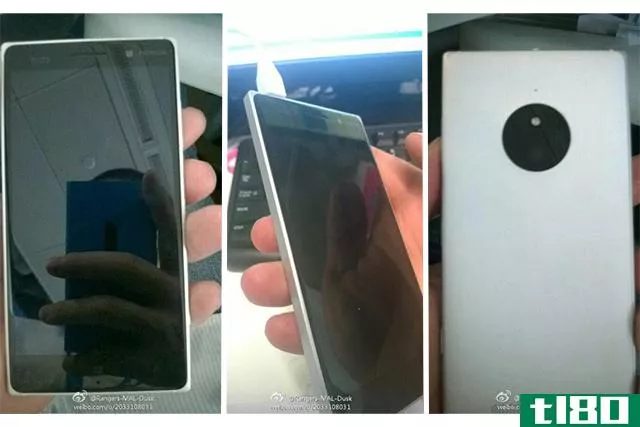 泄露照片中出现的神秘诺基亚手机，可能是lumia 830
