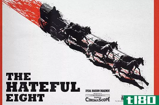 昆汀·塔伦蒂诺的《可恨的八人》将于明年上映，这是它的第一张海报
