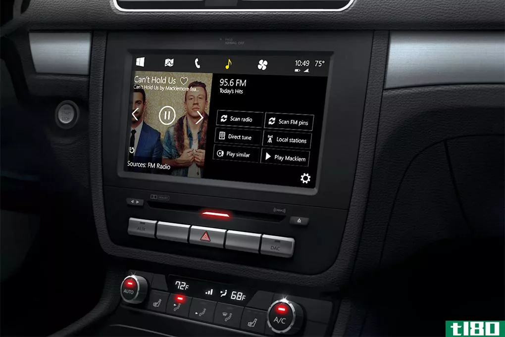 微软在车内推出windows，与苹果carplay抗争