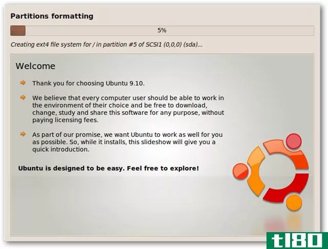 用ubuntu双重启动预装的windows7计算机