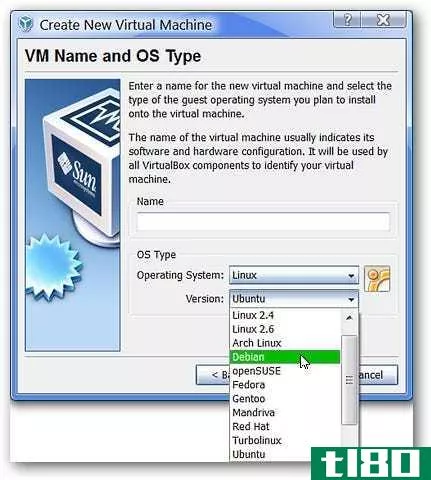 使用virtualbox在windows pc上测试linux