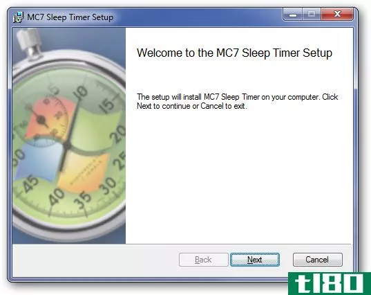 向windows 7 media center添加睡眠计时器