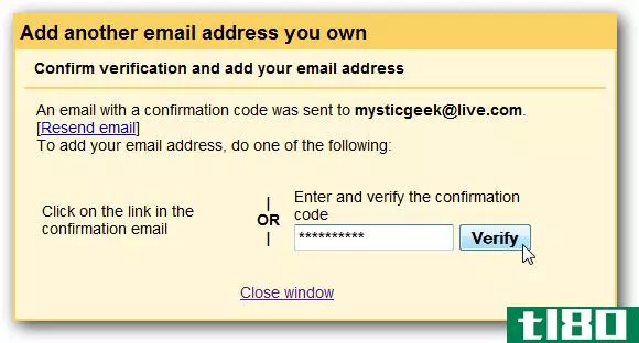 如何从您的gmail帐户收发hotmail