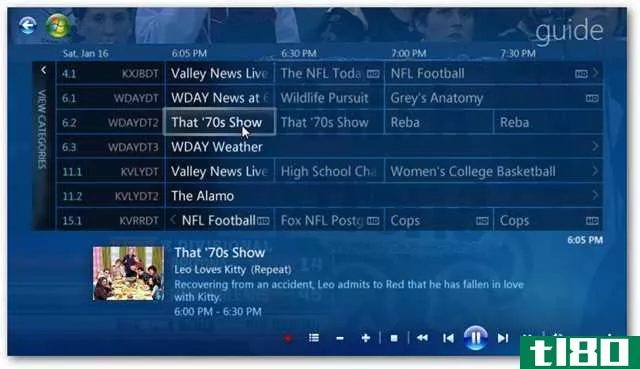 学习windows 7：在windows media center中安装live tv