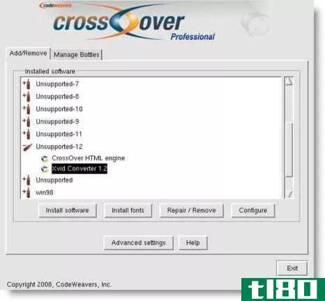 如何使用crossover在linux上安装windows应用程序