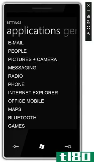 在pc上测试windows phone 7的所有功能