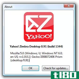 极客评论：使用yahoo zimbra桌面离线收发电子邮件